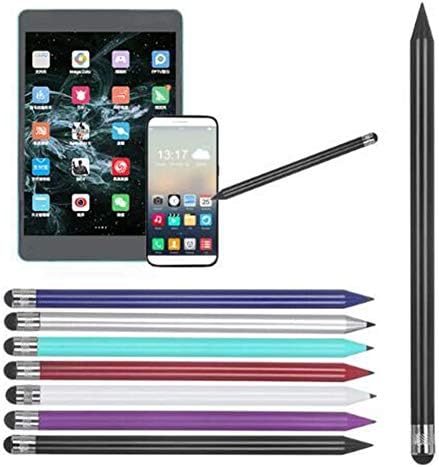 telefonlar Tabletler için bjduck99 Çift Kafalı Evrensel Kapasitif Dokunmatik Ekran Çizim Kalemi Kalemi-Mor