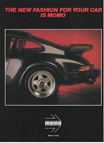 Dergi Baskı İlanı / eki: 1988 MOMO İtalyan Yol Tekerlekleri, Direksiyon Simitleri, Anatomik Vites Kolları, Sizin için Araba MOMO