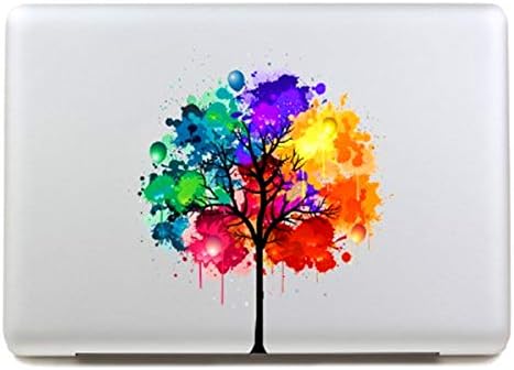 MacBook Pro /MacBook Air 13 inç Dizüstü Bilgisayar için Güzel Renkler Ağaç Çıkartma Etiket Cilt