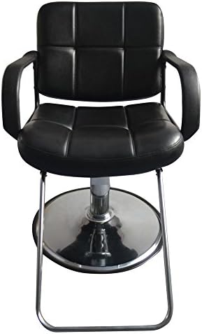 Lazyspace Ağır Güzellik Döner Hidrolik Pompa Meslek Şampuan Saç Kesme Kuaför Salonu Sandalye, Kuaför Spa Ekipmanları, Siyah