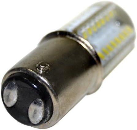 Şarkıcı için HQRP 4-Pack 110V LED Ampuller Soğuk Beyaz 201/221 / 222/247 / 301/337 / 347/401 / 403/404 Dikiş Makinesi Artı HQRP