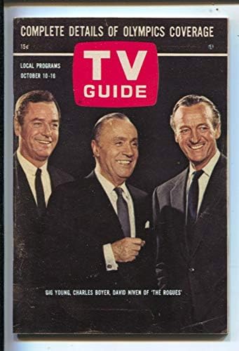TV Rehberi 10/10/1964-Konser Genç-David Niven-Charles Boyer-Rogues-Illinois-Etiketsiz - haber standı kopyası-VF