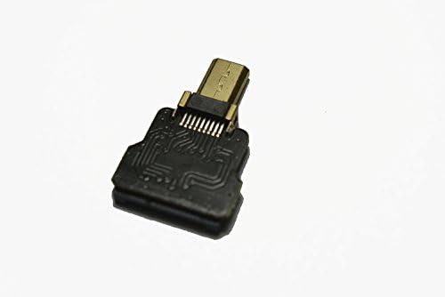 Kalıcı FPV HDMI konnektörleri Mikro Mini Standart HDMI 90 Derece Açılı Erkek Arayüzü Kadın Arayüzü Düz Fiş (Mikro D-3 HDMI Düz)