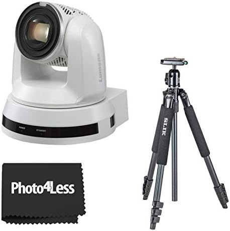 Lümen 30x Optik Zoom 4K, SBH-150DQ Top Kafalı Slik Sprint 150 Alüminyum Tripodlu IP PTZ Video Kamera (Beyaz)