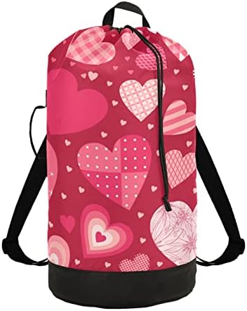 Sevgililer Günü çamaşır torbası Sırt Çantası Kirli Giysiler Çanta Organizatör İle Ekstra Büyük Ağır için Tatil Yol Gezisi Essentials