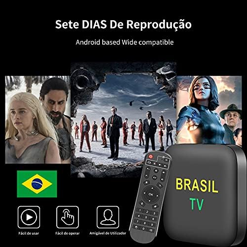 BABAG Brasil TV IPTV Brezilya 8K HDR Portekizce Her Türlü Video ve Diğer İşlevler Bluetooth Destekli