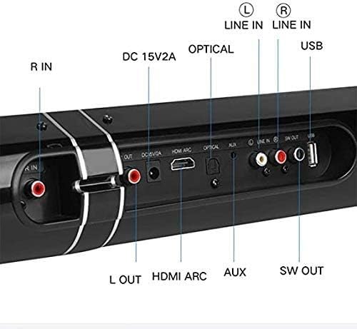 QİN Akıllı Ses Hoparlörleri, Bluetooth 4.2 Hoparlör, 2 X 5W Subwoofer, Stereo Derin Bas Bilgisayar Hoparlörleri, Uzaktan Kumandalı,