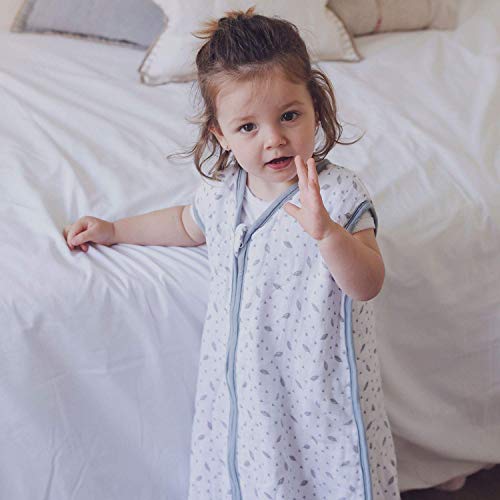 Bebek için Giyilebilir Battaniye Çuvalı, Yeni Yürümeye Başlayan Çocuklar için Nefes Alabilen Muslin Uyku Tulumu Unisex, 18-36