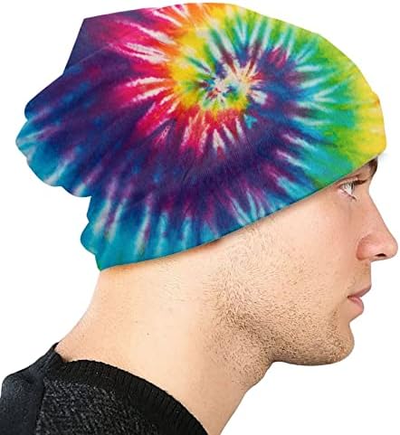 POUKOEY Renkli Batik Kadın Erkek Baggy Hımbıl Kemo Bere Şapka Kafatası Kap Snood Şapkalar Kanser Şapkalar