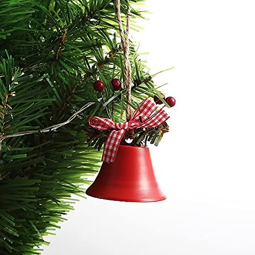 1 Adet Açılış Noel Çanları, Noel Süslemeleri İçin Ağaç Asılı Süsleme Metal Jingle Bells