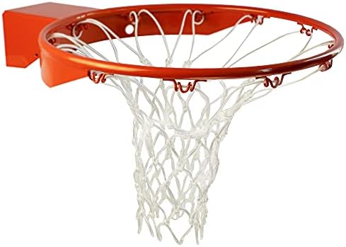 Cannon Spor Beyaz Basketbol Net Değiştirme ile Anti Kırbaç ve Standart 12 Döngü için Kapalı / Açık Oyun ve Eğitim