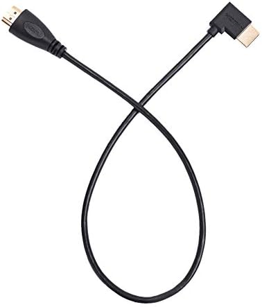 hudiemm0B HDMI Erkek-Erkek Adaptör Kablosu, DOONJİEY Dik Açı HDMI Erkek-Erkek AV Dönüştürücü Adaptör kablosu kablosu HDTV için