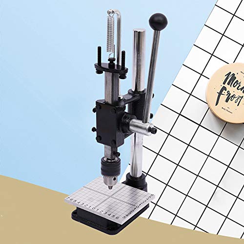 Deri Delik Zımba El Delme Makinesi Manuel Pres Zımba Yumruk Araçları için DIY Deri El Sanatları Delme Delikleri (İçerir PP Plaka