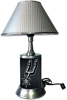 Gölgeli Rıco Masa Lambası, En Sevdiğiniz Basketbol Takımı Plakası Lamba Tabanına Yuvarlandı, SAS