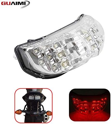 GUAIMI Motosiklet Entegre LED kuyruk ışık Dönüş Sinyalleri ıçin FZ8 2010-2013 FZ8 Fazer 2010-2013 FZ1 N 2006-2015 FZ1 Fazer 2006-2013-Temizle