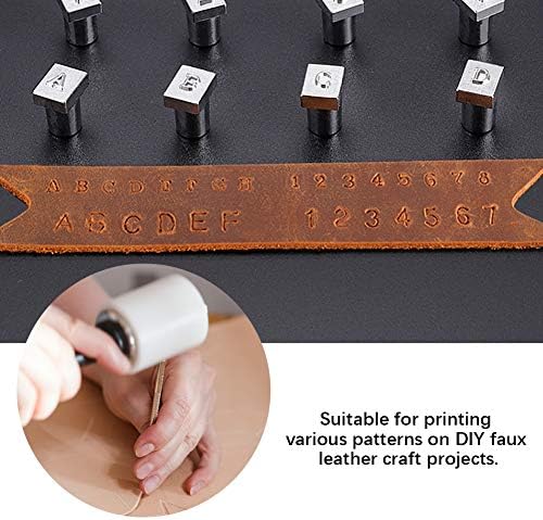 Numarası Damga Yumruk, Leathercraft Araçları Kullanımı kolay DIY Deri Delme kullanımı kolay Dayanıklı DIY Deri El Sanatları için