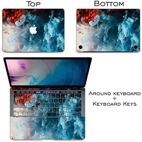 Cavka Vinil Çıkartması Cilt Değiştirme ıçin MacBook Pro 16 M1 Pro 14 Max Hava 13 2020 Retina 2015 Mac 11 Mac 12 Soyut Baskı Renkli