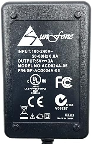 Sunfone ACD024A-05 GP-ACD024A-05 Kordonlu 15W Güç Adaptörü