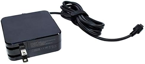 HQRP USB - C AC Adaptörü Kompakt Taşınabilir Hızlı Şarj PD / QC 3.0 Tip-C USB Güç Kaynağı Kablosu Siyah Kablo (15 W 27 W 45 W