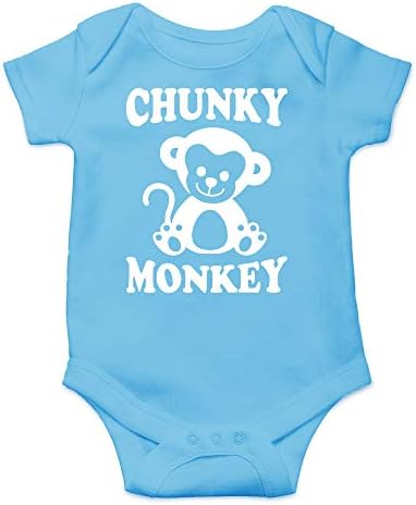 Tıknaz Maymun-Bebek Kız veya Erkek için Komik Gelen Ev Kıyafeti-Sevimli Bebek Tek Parça Bebek Bodysuit