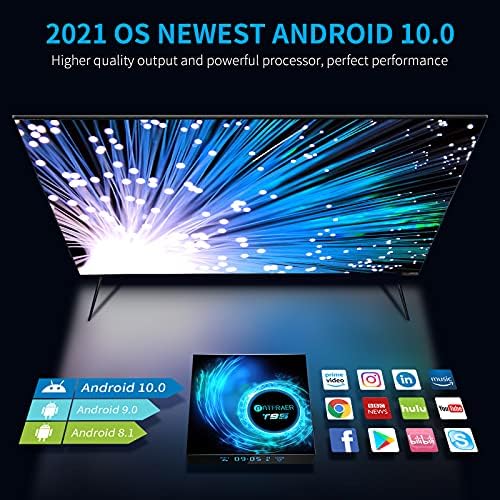 Android TV Kutusu, Antfraer T95 Android TV Kutusu 10.0 4 GB RAM 32 GB ROM Allwinner H616 Dört çekirdekli 64bit, TV Kutusu Desteği