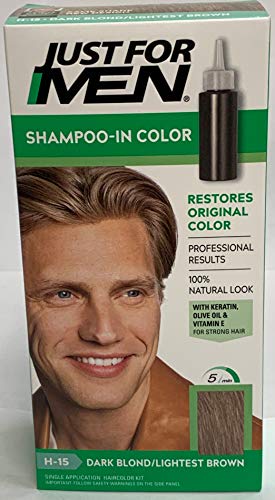 Sadece Erkekler için Şampuan-Saç Renginde-Koyu Sarışın / En Açık Kahverengi - 2 pk