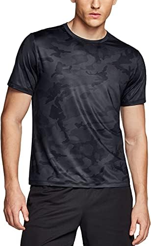 ATHLİO 2 veya 3 Paket erkek Egzersiz Koşu Gömlek, Güneş Koruma Hızlı Kuru Atletik Gömlek, kısa Kollu Spor T-Shirt