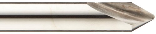 Magafor 1910600 191 Serisi 2 Flüt, 60 Derece Kesme Açısı, 0.236 Kesme Uzunluğu Kobalt Çelik Kaplamasız (Parlak) Kombinasyon Lekelenme