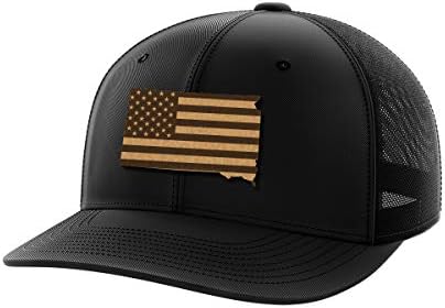 Güney Dakota Birleşik Deri Yama Şapka