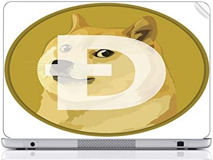 MWCustoms Dizüstü Vinil Çıkartması Sticker Cilt Baskı Dogecoin MacBook Pro 15.4-inç uyar