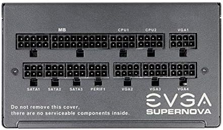 EVGA Supernova 850 G3, 80 Plus Gold 850W, Tamamen Modüler, Yeni HDB Fanlı Eco Modu, 10 Yıl Garanti, Kendi Kendine Test Cihazı,