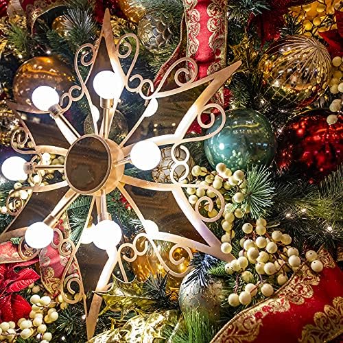 Emopeak 24 Pcs Noel Topları Süsler için Noel Noel Ağacı-Kırılmaz Noel Ağacı Süslemeleri Asılı Top için Tatil Düğün Parti Dekorasyon