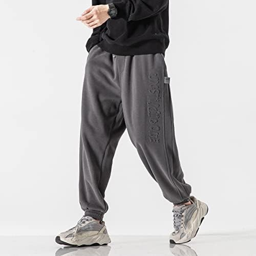 UKTZFTBMTS Sonbahar Kış Eşofman Altı Kore günlük pantolon Erkek Giyim Harajuku Koşu Spor Pantolon