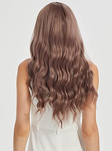 NTKOO kadın ince Rattan Peruk Uzun kabarık kıvırcık dalgalı saç peruk Kız için ısı dostu sentetik Cosplay parti peruk (İnce Rattan