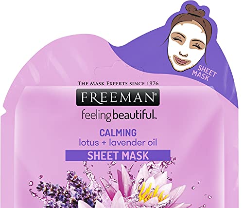 Duygu Güzel Freeman Sakinleştirici Lotus Ve Lavanta Yağı Anti Stres Levha Maskesi, 0.84 Oz
