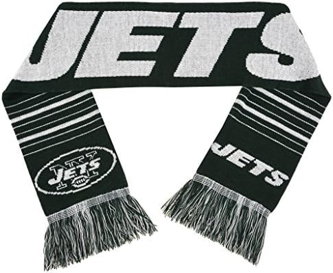 NFL Akrilik Büyük Wordmark Logo Eşarp, New York Jetleri