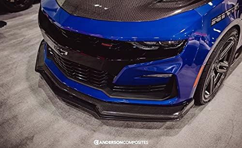 Tip-OE Karbon Fiber Ön Çene Spoiler 2019-2021 Chevrolet Camaro SS ile Uyumlu