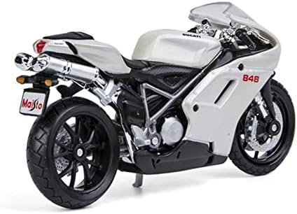 LSYB 1: 18 Ducati 848 ıçin Motosiklet Modelleri Modeli Bisiklet Alaşım Motosiklet Modeli Motorsiklet Minyatür Yarış Oyuncak Hediye