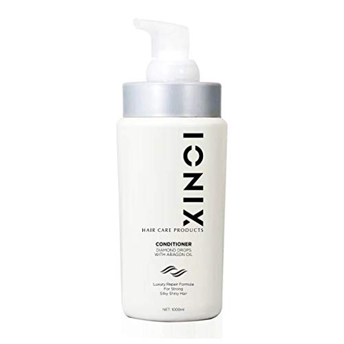 ISO Beauty Ionıx Black Diamond Organik Şampuan ve Saç Kremi, Argan Yağı ile (her biri 1000 ml) Özel Onarım Formülü