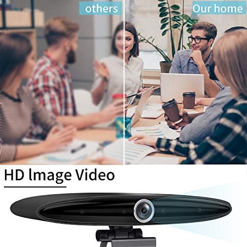 Webcam Streaming HD 720 p, Webcam Otomatik Odaklama ile Çift Gürültü-Concelling Mic, USB Pro Web Kamera Akışı için PC Mac Windows