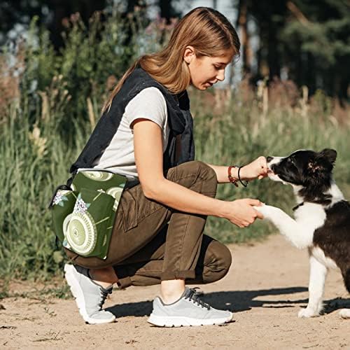 RysgdsE Köpek Tedavi Eğitim Kılıfı, Japonya Tarzı Şemsiye Tedavi Çanta için Köpek Eğitim, eller Serbest bel kemeri Fanny Paketi