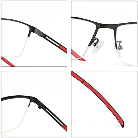 Mali-07 Renk Değiştirme okuma gözlüğü Metal Yarım Çerçeve Fotokromik Geçiş UV Güneş Gözlüğü Optik Presbiyopi Gözlük Erkekler