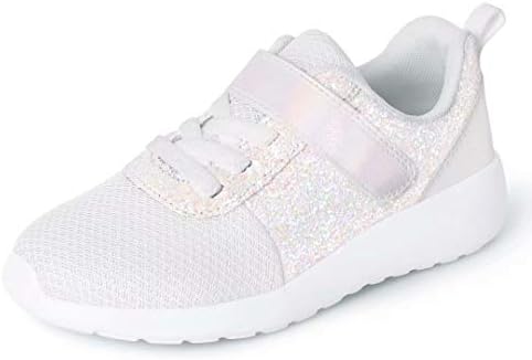 Hasat Arazi Kızlar Sneakers Glitter Moda koşu ayakkabıları Örgü Nefes Kanca ve Döngü Slip-on Tenis Ayakkabıları (Toddle / Küçük