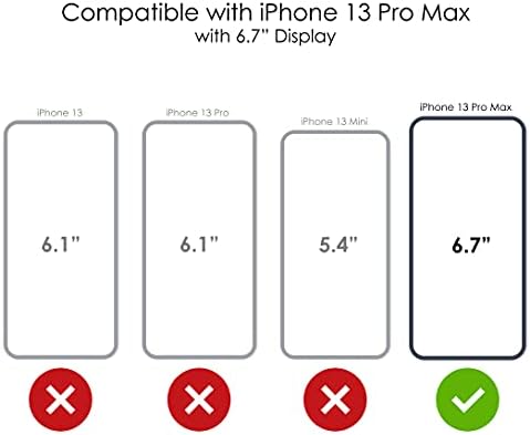 Distinctİnk Temizle Darbeye Hibrid Vaka iPhone 13 Pro MAX ( 6.7 Ekran) - TPU Tampon, Akrilik Geri, Temperli Cam Ekran Koruyucu-Baba