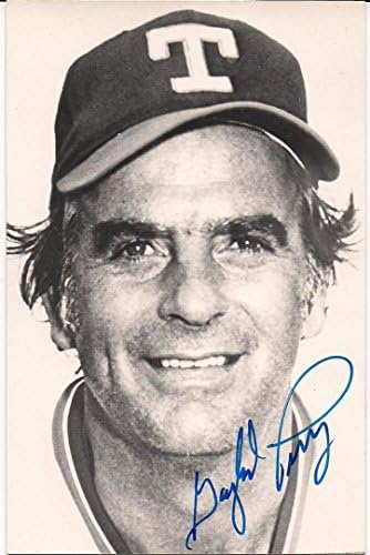İmzalı GAYLORD PERRY BW Rowe Posta Kartı-MLB Kesim İmzaları