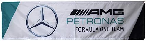Daoops Mercedes Amg Bayrağı Amg Yarış Motorsporları 2x8ft Afiş