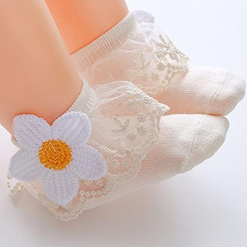 Bebek Kız Dantel Çorap Bebek Çorap Prenses Çorap Elbise Çorap Yenidoğan ve Toddlers için Hediye Seti