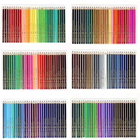 YKBTP 260 Renkler Ahşap Renkli Kalemler Yağlı Renkli renkli kalem Seti Okul Çizim Sanat Malzemeleri (Renk: A)