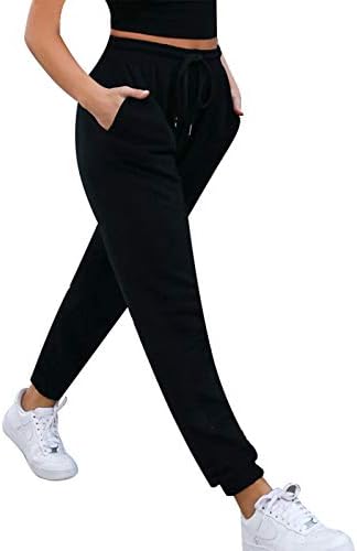 Genç Kızlar için Sweatpants, kadın Yüksek Belli Joggers Yaz Egzersiz Baggy Yoga Pantolon Cinch Alt Pantolon