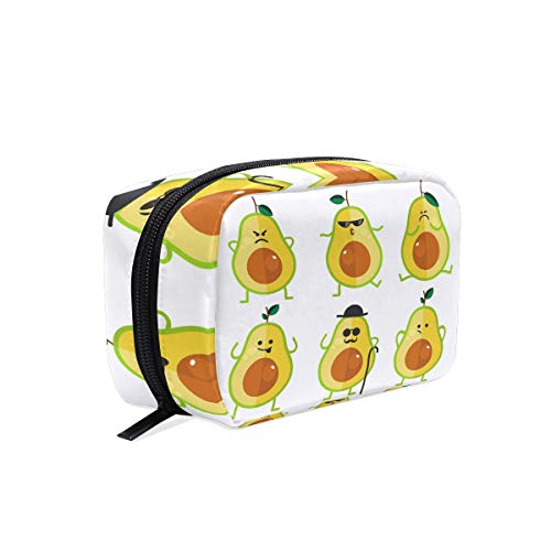 Unicey Sevimli Avokado Makyaj Çantaları Taşınabilir Tote Kozmetik Çantası seyahat kozmetik düzenleyici makyaj çantası makyaj